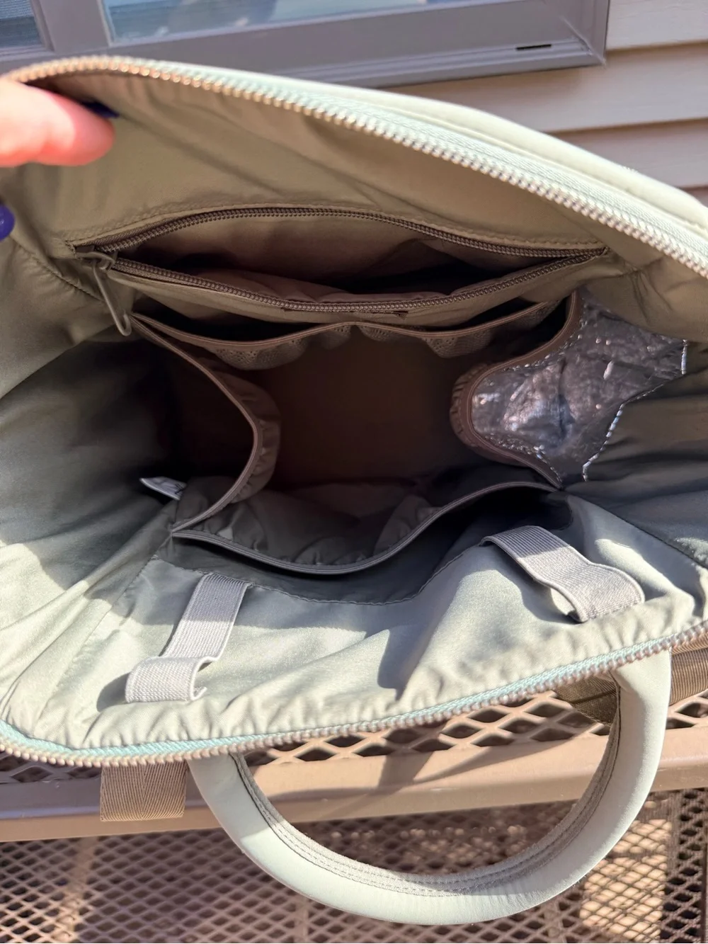 Freshly Picked Seoul Diaper Bag Backpack Neoprene Machine Washable on Olive